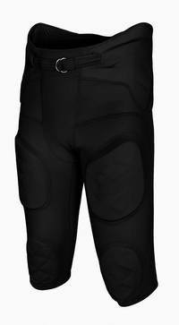Gladiator Men's Integrated Football Pants with Built-in Pads (Black)