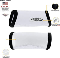 Neoprene Chin Strap Cover for Ultimate Comfort and Protection (White)