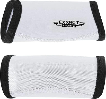 Neoprene Chin Strap Cover for Ultimate Comfort and Protection (White)