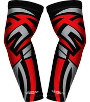 Compression Arm Sleeves for Mens & Womens Youth & Adult - (1 Pair) Black Tattoo