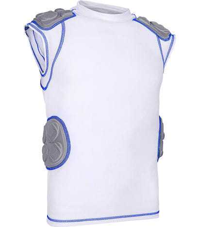 Defender 5 Pads Boys Football Compression Shirt (Youth)