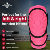 Defender Plus Baseball Elbow Guard with Adjustable Straps (Pink)