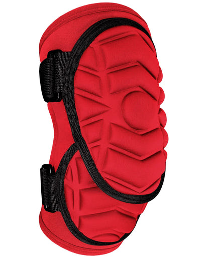Defender Plus Baseball Elbow Guard with Adjustable Straps (Red)