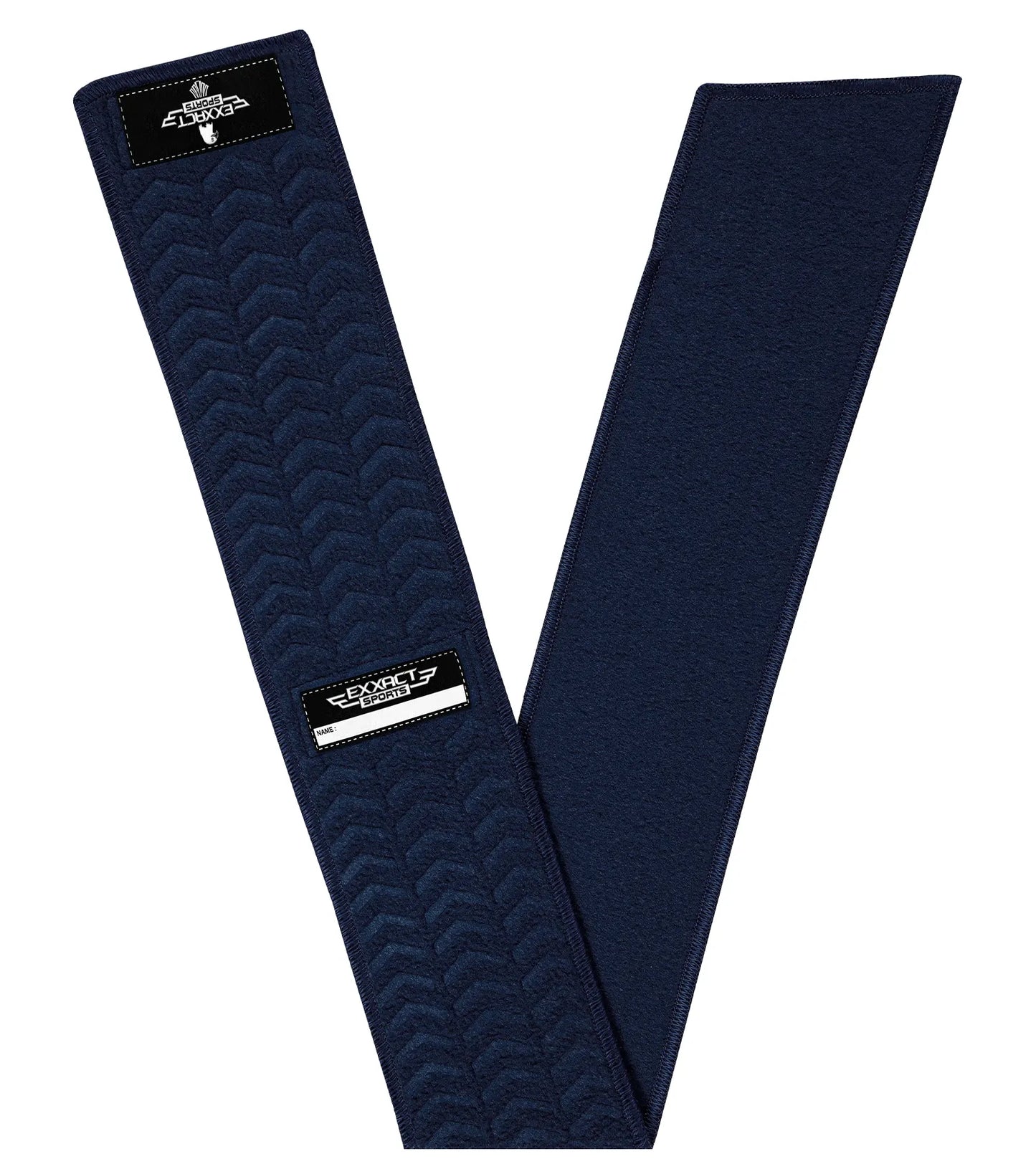 Streamer Football Towel with Hook & Loop Fastener (Navy)