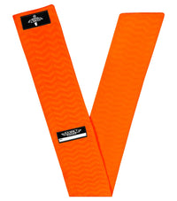 Streamer Football Towel with Hook & Loop Fastener (Orange)