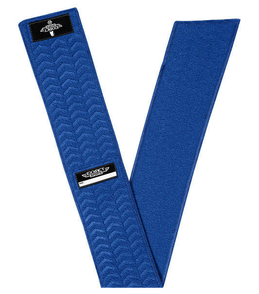 Streamer Football Towel with Hook & Loop Fastener (Royal Blue)