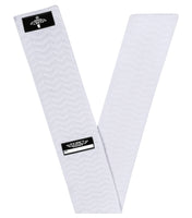 Streamer Football Towel with Hook & Loop Fastener (White)