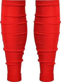 Football Leg Sleeves Men's & Boys (1 Pair) Red