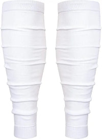 Football Leg Sleeves Men's & Boys (1 Pair) White