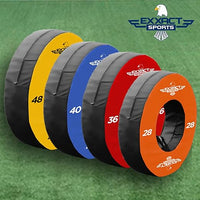 Football Tackle Wheel Dummies with Straps - 48 Inches
