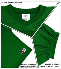 Men's Adult Football Practice Jersey (Green)