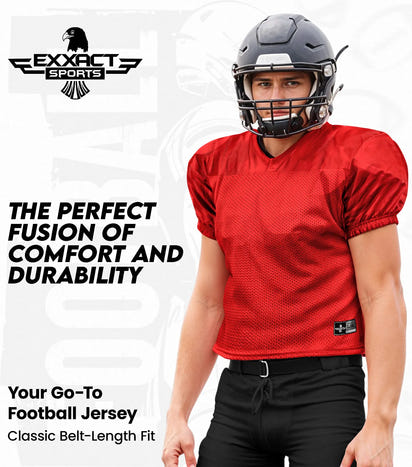 Men's Adult Football Practice Jersey (Silver)