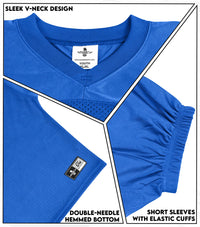 Men's Adult Football Practice Jersey (Royal Blue)