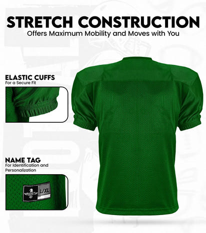 Boys Youth Football Practice Jersey (Green)