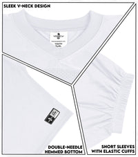 Boys Youth Football Practice Jersey (White)