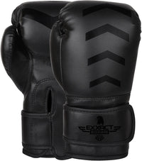 Kids Knockout Boxing Gloves with Padded Protection (Black)