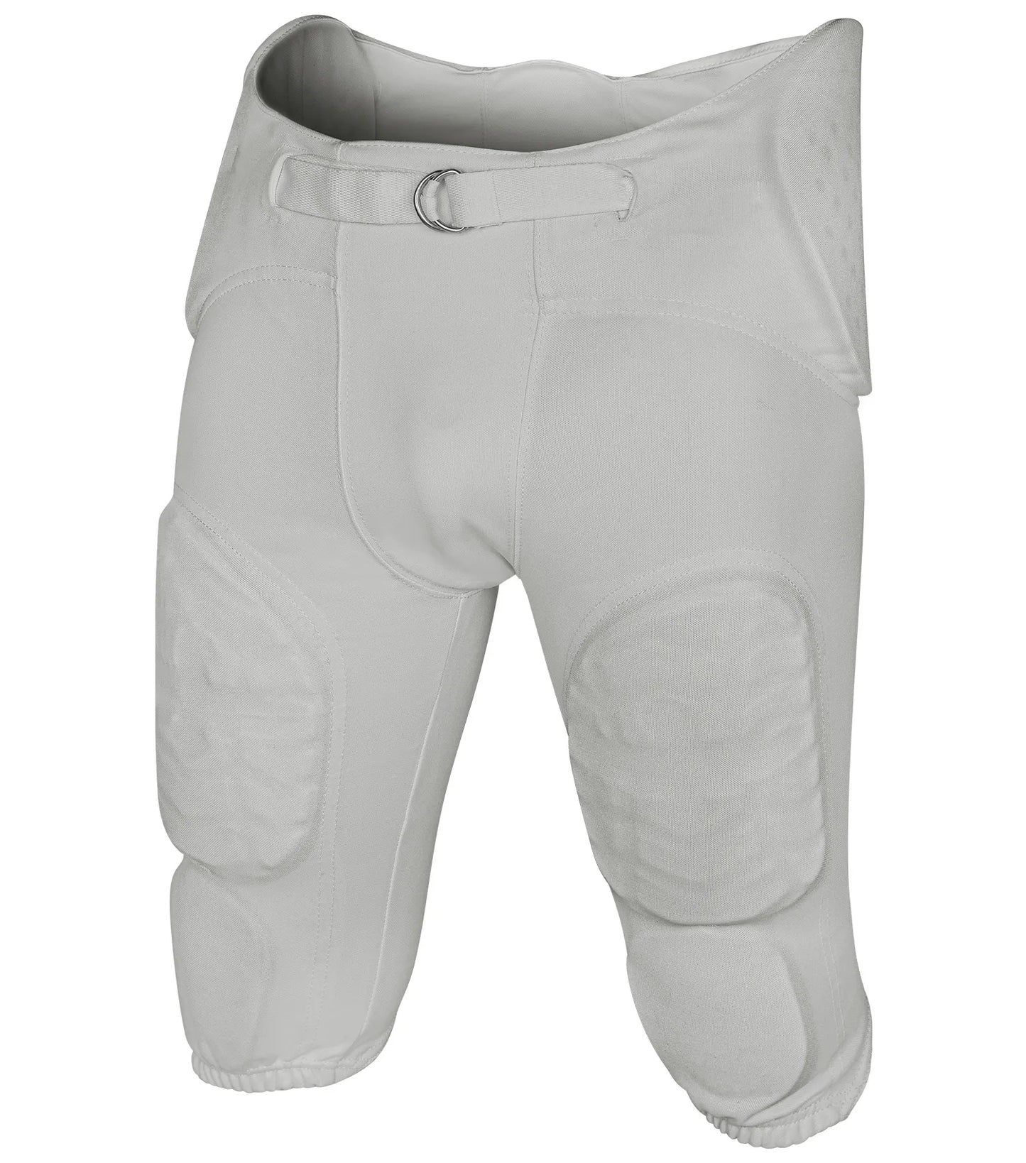 Proline Men's Integrated Football Pants with 7 Flex Pads Silver (Adult)