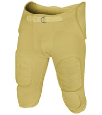 Proline Men's Integrated Football Pants with 7 Flex Pads Vegas Gold (Adult)