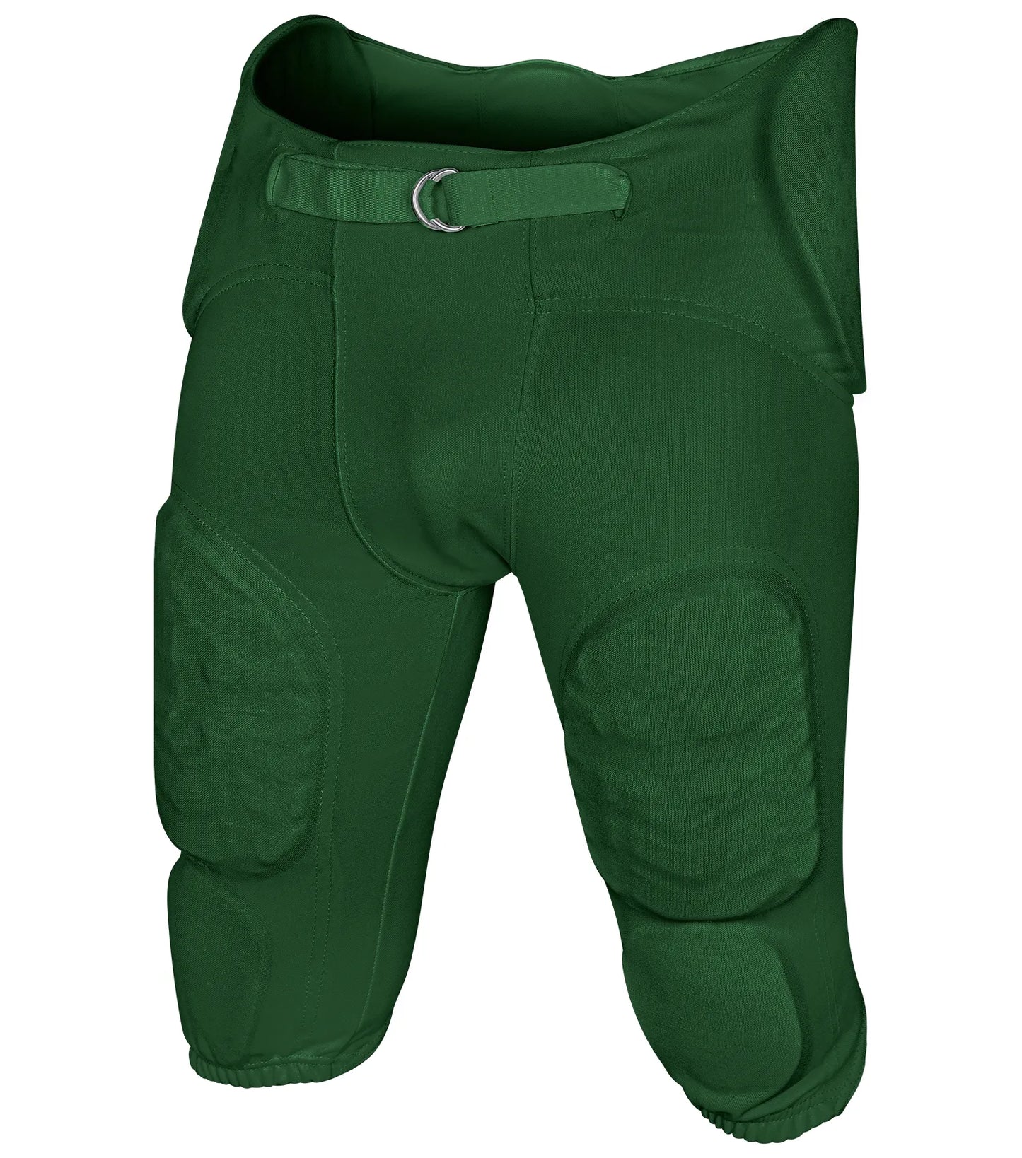 Proline Boys Integrated Football Pants with 7 Flex Pads Dark Green (Youth)