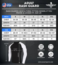 Men's Neon Green Texture BJJ Rash Guard Long Sleeve
