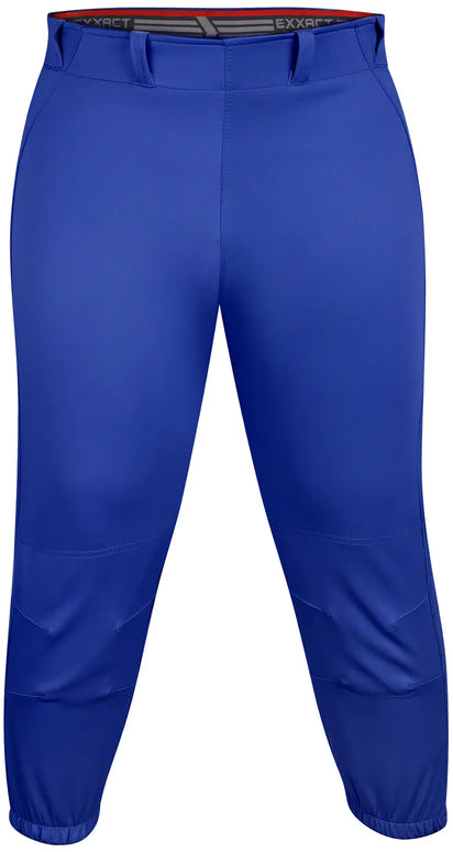 Knicker/Yoga Style Softball Pants For Girls (Royal Blue)