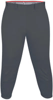 Knicker/Yoga Style Softball Pants For Girls (Charcoal)