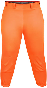 Knicker/Yoga Style Softball Pants For Girls (Orange)