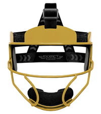 Lightweight Softball Face Mask, Protective Fielders Mask (Gold)