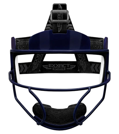 Lightweight Softball Face Mask, Protective Fielders Mask (Navy)