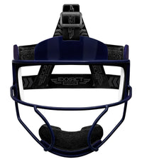 Lightweight Softball Face Mask, Protective Fielders Mask (Navy)