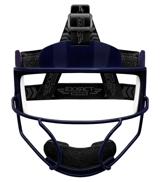 Lightweight Softball Face Mask, Protective Fielders Mask (Navy)