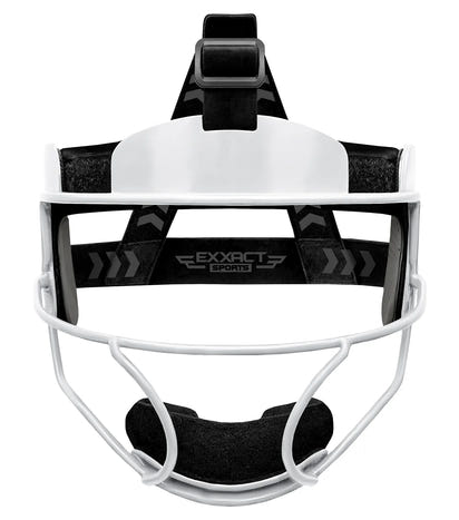Lightweight Softball Face Mask, Protective Fielders Mask (White)