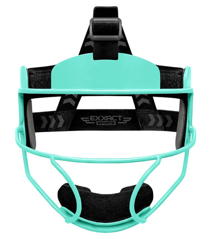 Lightweight Softball Face Mask, Protective Fielders Mask (Aqua Teal)