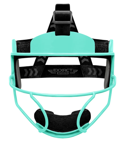 Lightweight Softball Face Mask, Protective Fielders Mask (Aqua Teal)