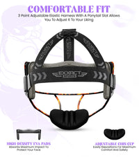 Lightweight Softball Face Mask, Protective Fielders Mask (Flame)