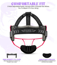 Lightweight Softball Face Mask, Protective Fielders Mask (Pink)