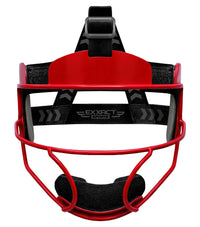 Lightweight Softball Face Mask, Protective Fielders Mask (Red)
