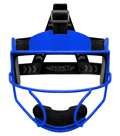 Lightweight Softball Face Mask, Protective Fielders Mask (Royal Blue)