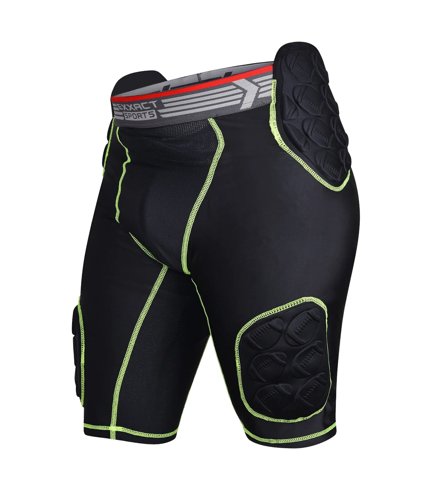 Touchdown 5-Pad Men's Football Girdle with Cup Pocket black (Adult)