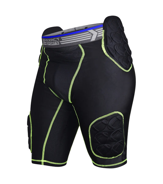 Touchdown 5-Pad Boys Football Girdle with Cup Pocket Black (Youth)