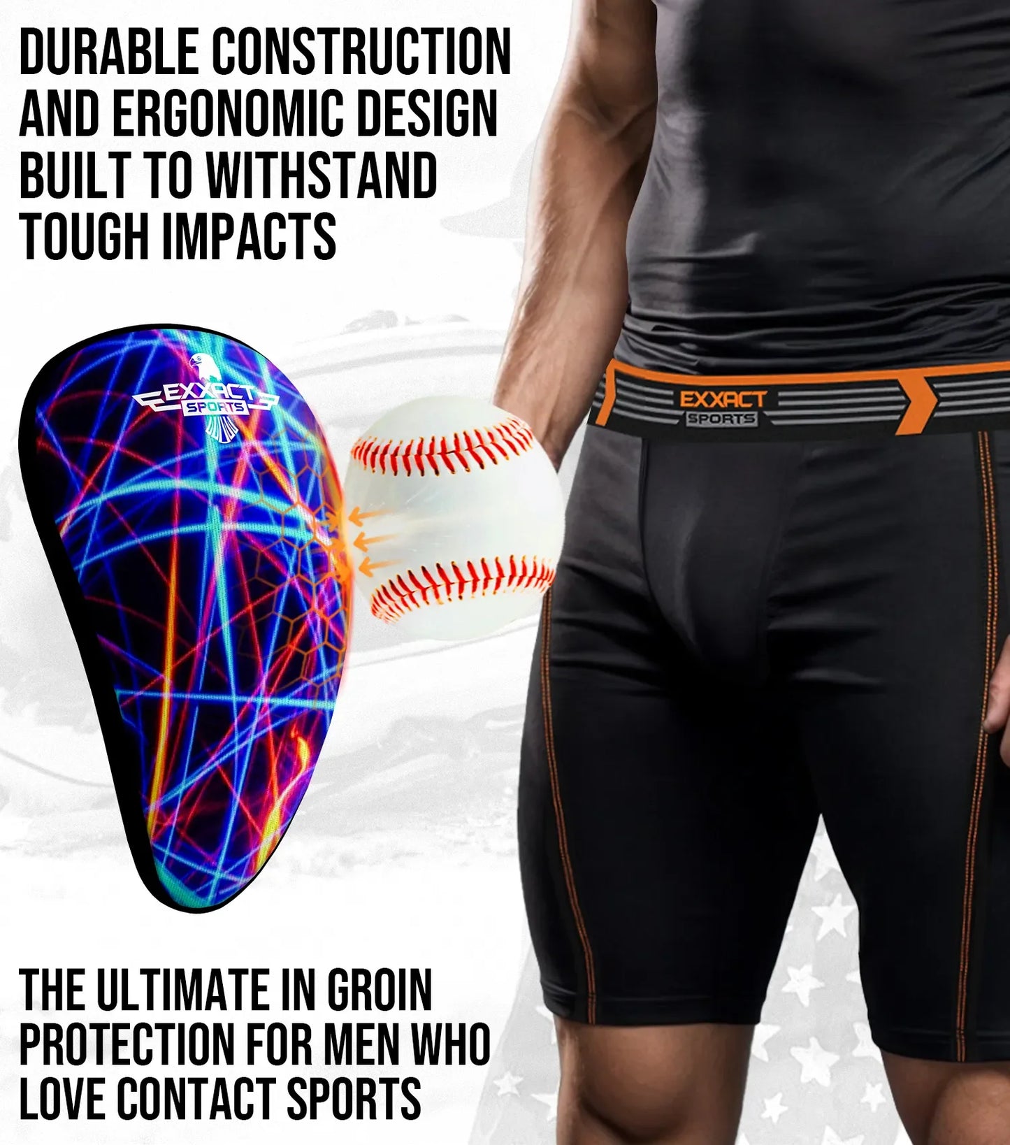 Lightweight Athletic Cup For Men & Boys with Soft Rim Comfort (Lazer)