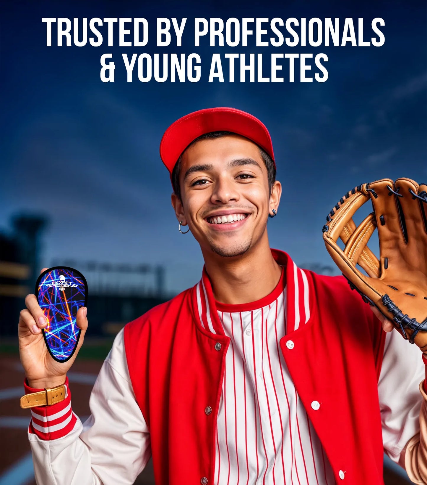 Lightweight Athletic Cup For Men & Boys with Soft Rim Comfort (Lazer)