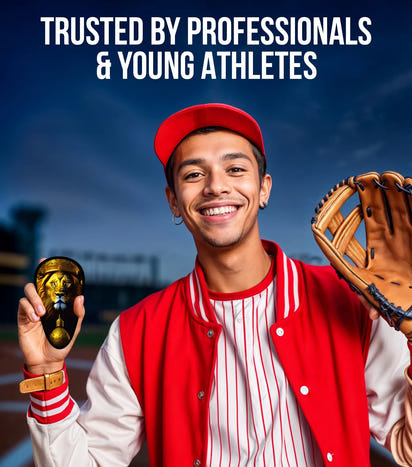 Lightweight Athletic Cup For Men & Boys with Soft Rim Comfort (Lion)