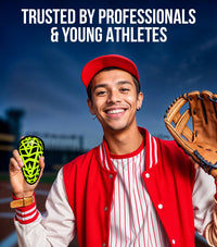 Lightweight Athletic Cup For Men & Boys with Soft Rim Comfort (Neon Green)