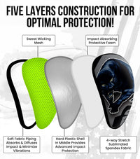 Lightweight Athletic Cup For Men & Boys with Soft Rim Comfort (Panther)