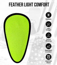 Lightweight Athletic Cup For Men & Boys with Soft Rim Comfort (Panther)