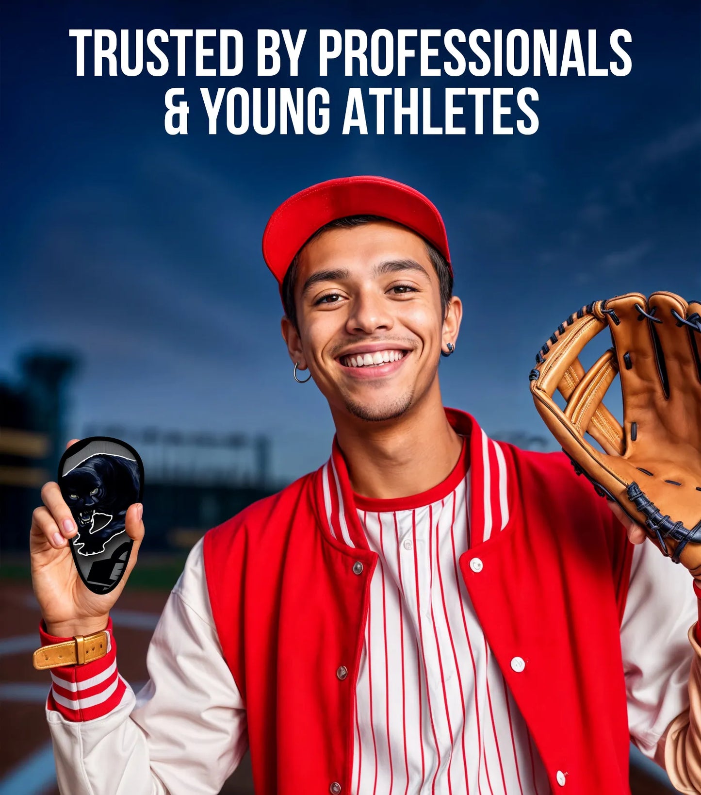 Lightweight Athletic Cup For Men & Boys with Soft Rim Comfort (Panther)