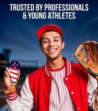 Lightweight Athletic Cup For Men & Boys with Soft Rim Comfort (USA Flag)