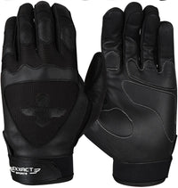 Padded Baseball Batting Gloves for Men & Women (Black)