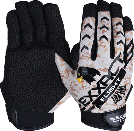 Flight Baseball Batting Gloves For Youth & Adult (Desert Camo)